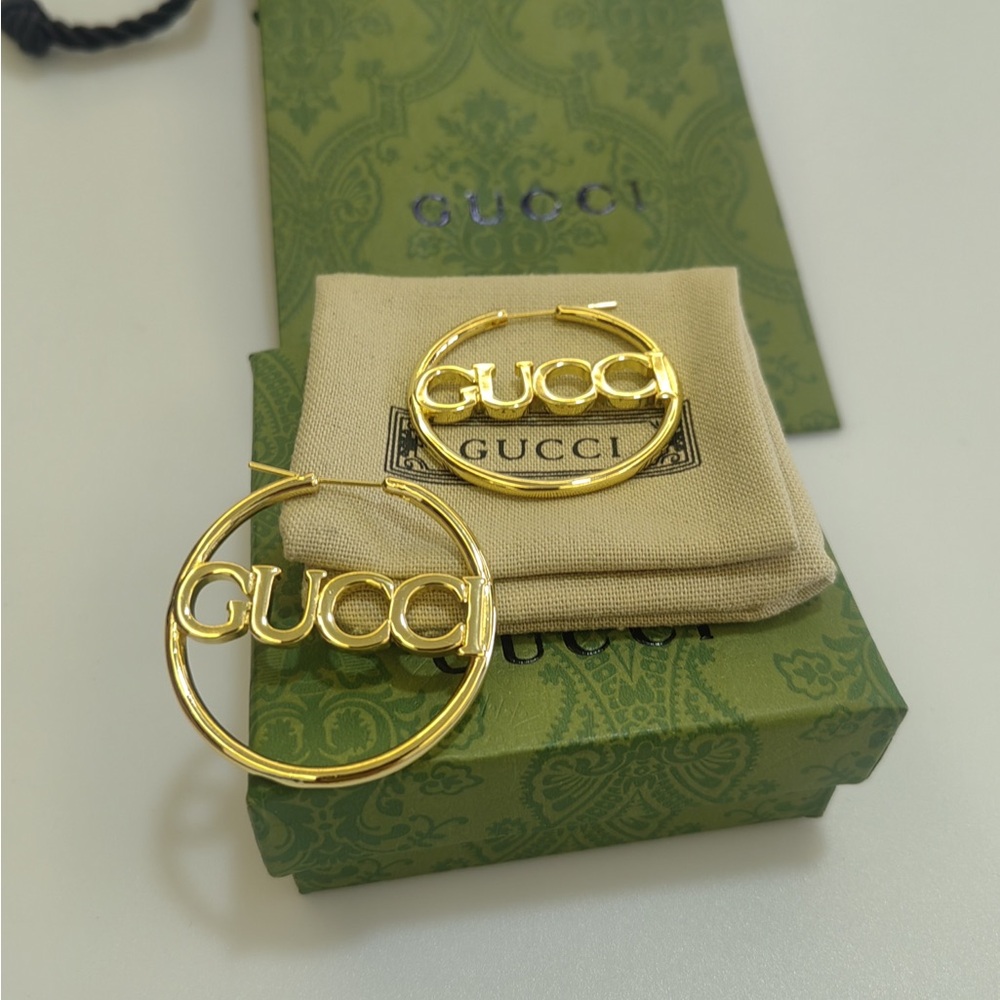 Gucci Gold Hoop Earrings